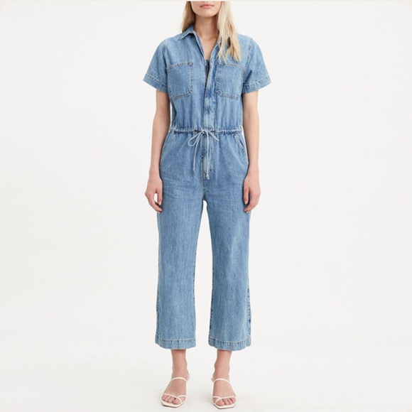Levi's Pants - Levi’s Wide Leg Denim Jumpsuit
